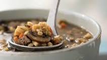 Mushroom, Barley, and Beef Soup Mushroom, Barley, and Beef Soup