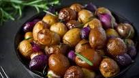 Roasted Baby Potatoes with Thyme and Rosemary Roasted Baby Potatoes with Thyme and Rosemary