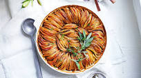 Crispy layered potato bake Crispy layered potato bake