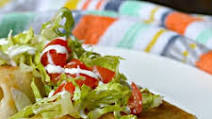 Pork Chimichangas with Salsa Verde Pork Chimichangas with Salsa Verde