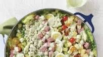 Cobb-Style Salad with Roast Beef and Fresh Herb Dressing Cobb-Style Salad with Roast Beef and Fresh Herb Dressing