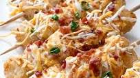 Loaded Tater Tot Kabobs Loaded Tater Tot Kabobs