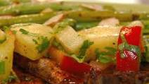 Chili-Seared Pork with Pineapple Salsa Chili-Seared Pork with Pineapple Salsa