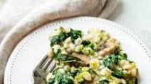 Kale Mushroom Casserole with Pearl Barley Kale Mushroom Casserole with Pearl Barley