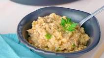 Slow cooker mushroom risotto recipe Slow cooker mushroom risotto recipe