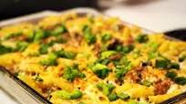 Baked Pasta with Sausage and Baby Portobello Mushroom White Sauce Baked Pasta with Sausage and Baby Portobello Mushroom White Sauce