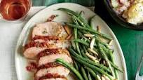 Sweet and Tangy Glazed Pork Tenderloin with Red Potato Mash Sweet and Tangy Glazed Pork Tenderloin with Red Potato Mash