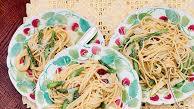 Asparagus linguine Asparagus linguine