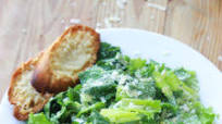 Lemon Caesar Salad with Garlic-Parmesan Toasts Lemon Caesar Salad with Garlic-Parmesan Toasts