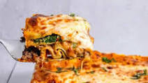 Spinach and Beef Lasagna Spinach and Beef Lasagna