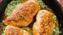 Cheesy Spinach Stuffed Chicken Breasts Cheesy Spinach Stuffed Chicken Breasts