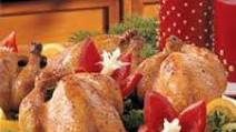 Contest-Winning Orange-Glazed Cornish Hens Contest-Winning Orange-Glazed Cornish Hens