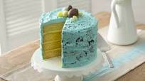 Surprise-in-the-Center Speckled Egg Cake Surprise-in-the-Center Speckled Egg Cake