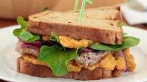 Gluten-Free Chipotle Butternut Hummus Pork Sandwich Gluten-Free Chipotle Butternut Hummus Pork Sandwich