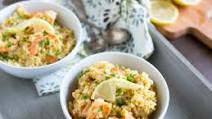 Risotto with Lemon and Shrimp for Two Risotto with Lemon and Shrimp for Two