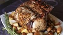 Rosemary Balsamic Glazed Rack of Pork with Roasted Vegetables - Dump and Go Dinner Rosemary Balsamic Glazed Rack of Pork with Roasted Vegetables - Dump and Go Dinner