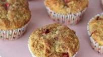 Strawberry Rhubarb Oatmeal Muffins Strawberry Rhubarb Oatmeal Muffins