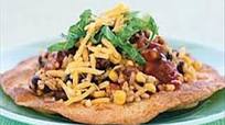 Black Bean & Rice Tostada Black Bean & Rice Tostada