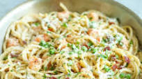 Shrimp Carbonara Shrimp Carbonara