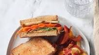 Veggie Hummus Sandwich Veggie Hummus Sandwich