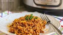 Instant Pot Spanish Rice with Beef Instant Pot Spanish Rice with Beef