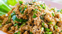 THAI MINCED PORK RECIPE (LAAB NAMTOK) THAI MINCED PORK RECIPE (LAAB NAMTOK)