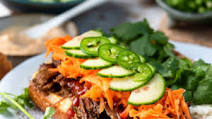 Slow Cooker Bánh Mì - Vietnamese-style Sandwich Slow Cooker Bánh Mì - Vietnamese-style Sandwich
