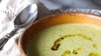 Roasted Poblano and White Cheddar Soup Roasted Poblano and White Cheddar Soup