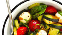 Cucumber Caprese Salad (or Pasta Salad) Cucumber Caprese Salad (or Pasta Salad)