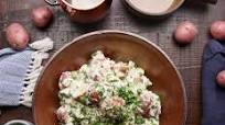 Creamy green peas and potatoes Creamy green peas and potatoes