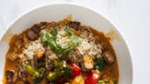 Duo Crisp + Air Fryer - Coconut Curry with Crispy Tofu Duo Crisp + Air Fryer - Coconut Curry with Crispy Tofu