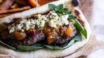 Moroccan Spiced Lamb Burgers with Apricot-Pepper Chutney + Pistachio Feta Pesto Moroccan Spiced Lamb Burgers with Apricot-Pepper Chutney + Pistachio Feta Pesto