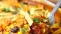 Cheesy Chicken Enchilada Skillet Cheesy Chicken Enchilada Skillet