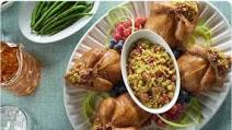 Grape Stuffed Cornish Hens Grape Stuffed Cornish Hens