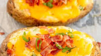 Twice Baked Potatoes (Make Ahead and Freeze) Twice Baked Potatoes (Make Ahead and Freeze)