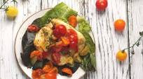 Bruschetta Baked Halloumi Bruschetta Baked Halloumi