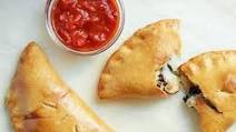 Whole-Wheat Beef, Mushroom and Spinach Calzone Whole-Wheat Beef, Mushroom and Spinach Calzone
