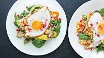 Millet, roast veggies, Pietro’s egg Millet, roast veggies, Pietro’s egg