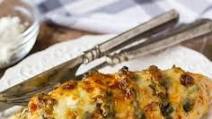 Hasselback Chicken with Spinach + Goat Cheese Hasselback Chicken with Spinach + Goat Cheese