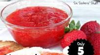 Mom’s Strawberry Freezer Jam (from Grandma A’s recipe book) Mom’s Strawberry Freezer Jam (from Grandma A’s recipe book)