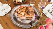 Slow cooked herby roast chicken Slow cooked herby roast chicken