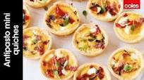 How to make antipasto mini quiches How to make antipasto mini quiches