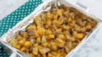 Cheesy Garlic Herb Roasted Potatoes Cheesy Garlic Herb Roasted Potatoes