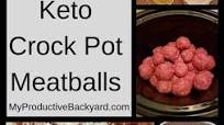 3 Ingredient Keto Crock Pot Meatballs 3 Ingredient Keto Crock Pot Meatballs
