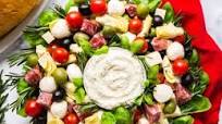 Antipasto Salad Christmas Wreath Antipasto Salad Christmas Wreath
