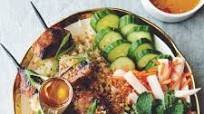 RECIPE: Vietnamese Rice Bowls with Grilled Chicken Pickled Daikon and Carrots + Nuoc Cham (Sweet, Sour, Salty Dipping Sauce) RECIPE: Vietnamese Rice Bowls with Grilled Chicken Pickled Daikon and Carrots + Nuoc Cham (Sweet, Sour, Salty Dipping Sauce)