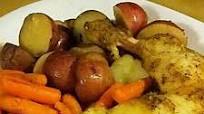 Slow Cooker Chicken Quarters with Potatoes & Carrots Slow Cooker Chicken Quarters with Potatoes & Carrots