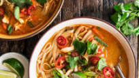 Spicy Thai Chicken & Rice Noodle Soup Spicy Thai Chicken & Rice Noodle Soup
