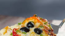 Low carb Pizza with cheese crust Low carb Pizza with cheese crust