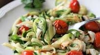 Warm Caprese Zoodles Warm Caprese Zoodles